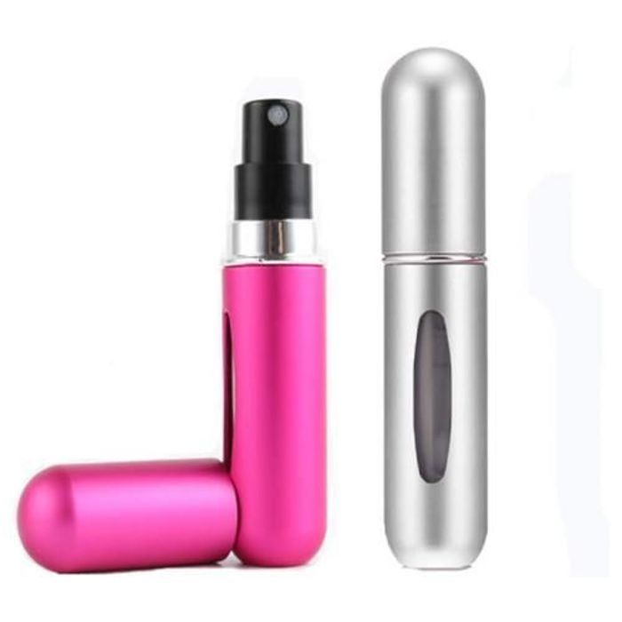 2 Pièces Vaporisateur de Parfum 5ml Mini Portable Atomiseur Rechargeable