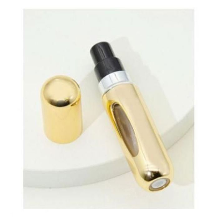 Mini bouteille Dorée de parfum rechargeable portative de 5ml vaporisateur parfum