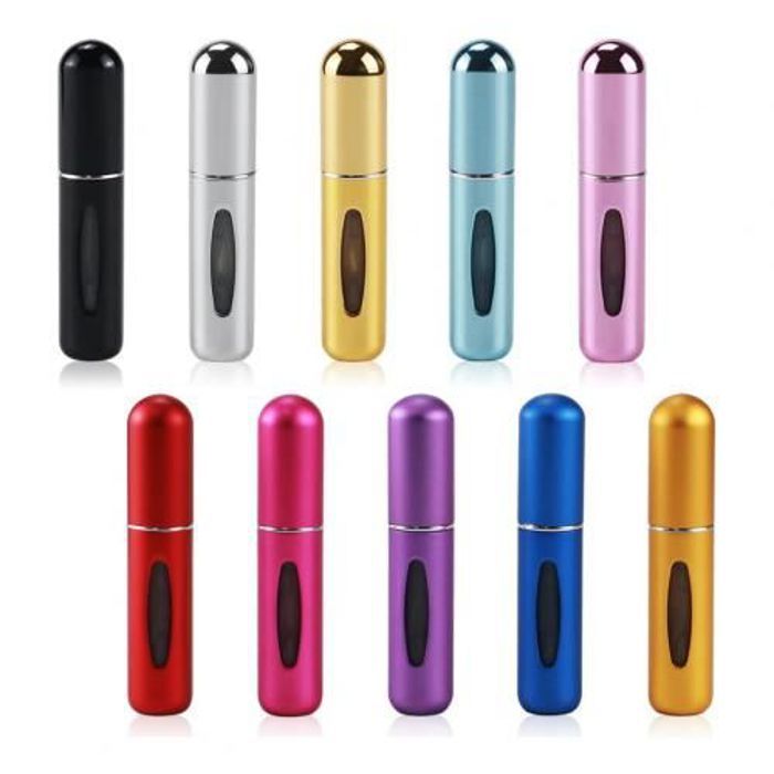 10 Pièces 5ML Bouteille Vaporisateurs de parfum vide rechargeable