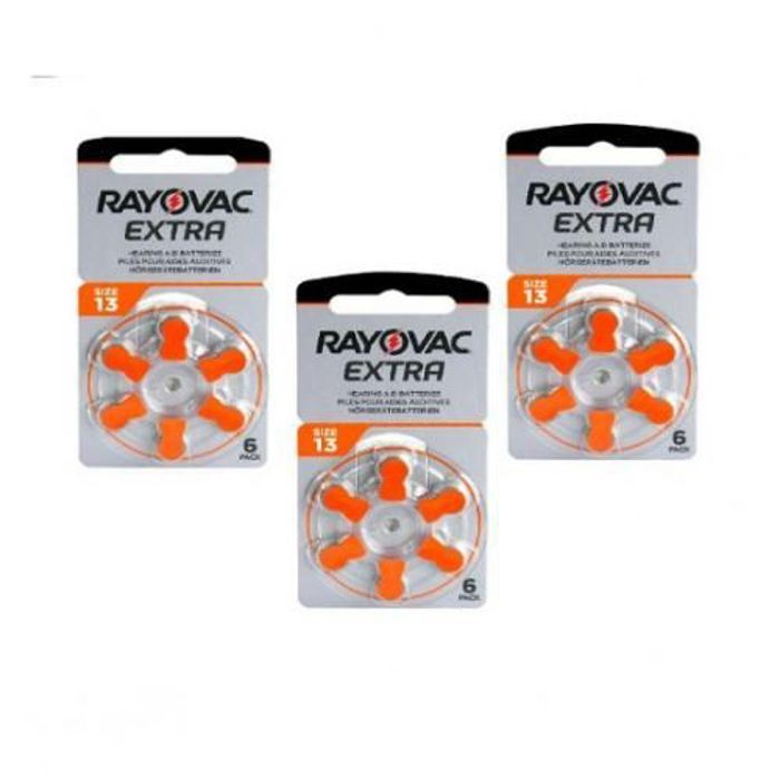 Rayovac PILES AUDITIVES Size 13 PR48 // 18 Piles