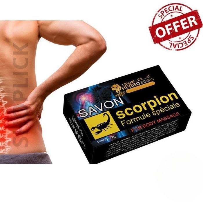 Pack de Pieces Savons Scorpion& Gels Douche Corps 70g