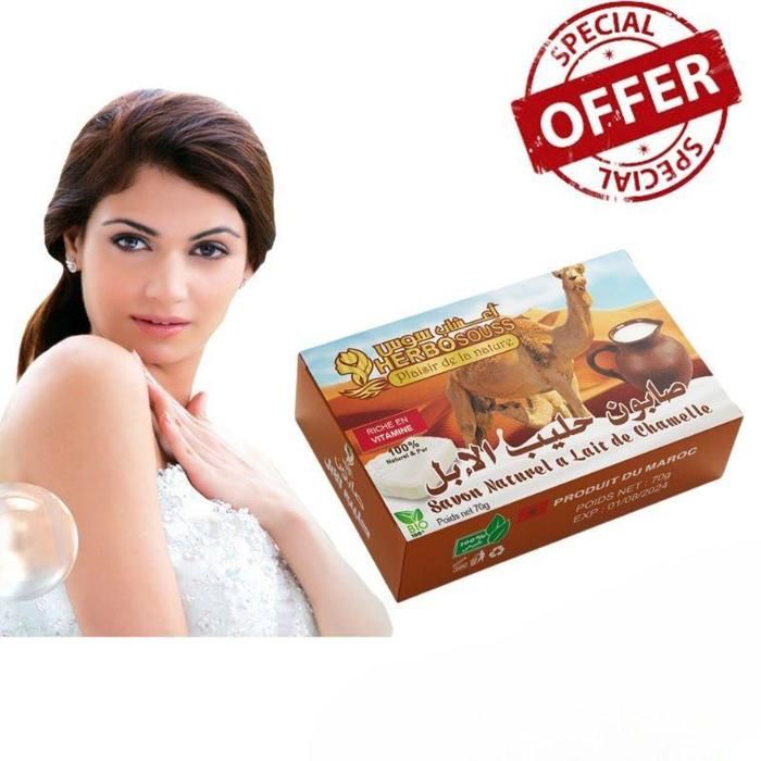 Savons au Lait de Chamelle Hydratant et Nourrissant 70g