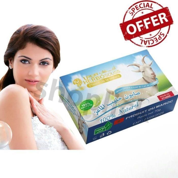 Savons au lait de chèvre pour le visage100% Naturel 70g