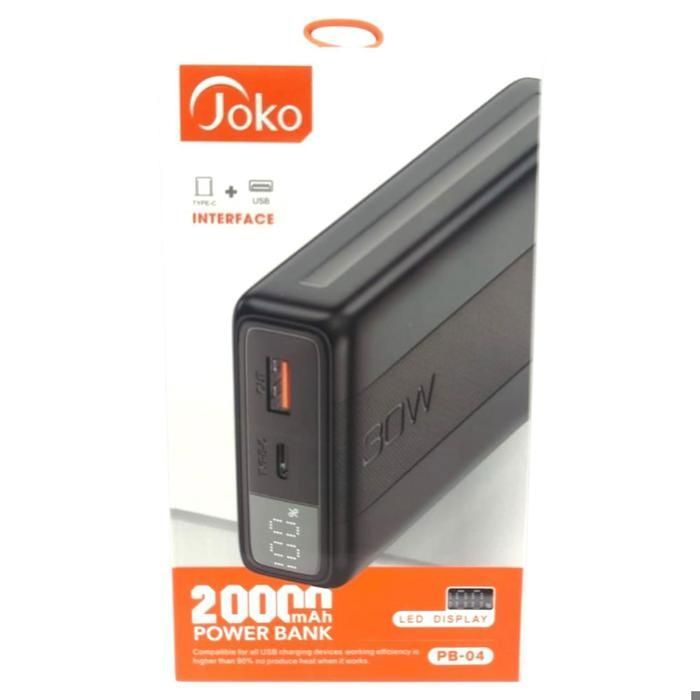 Power bank pour telephone JOKO 20000 W LARGE CAPACITY