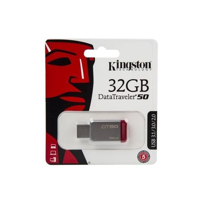 Kingston clé USB Kingston - 32GB - 2.0/3.0/3.1
