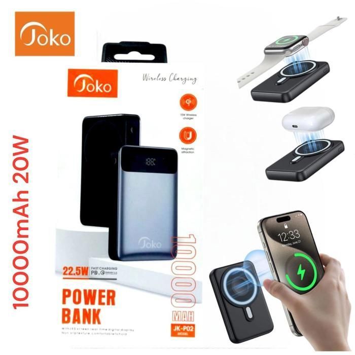 Power bank pour telephone JOKO 10000 MAH  20W JK-P02