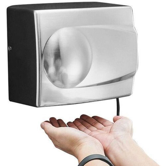 Sèche-mains - GENERIC - Vertical commercial - Acier inoxydable - Capteur infrarouge - 2000W