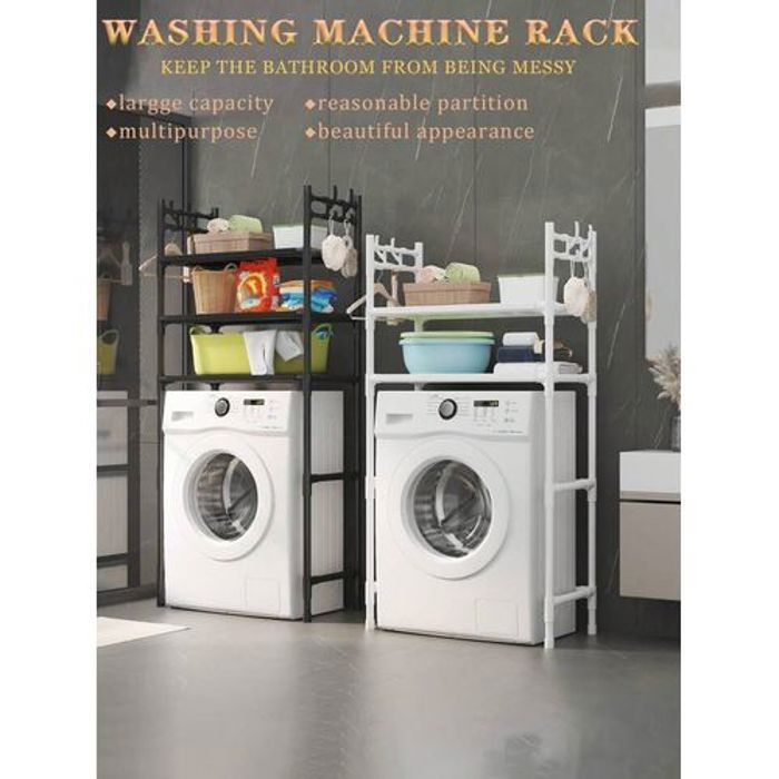 Étagère à linge - GENERIC - Extensible - Acier - Design moderne - Gain de place