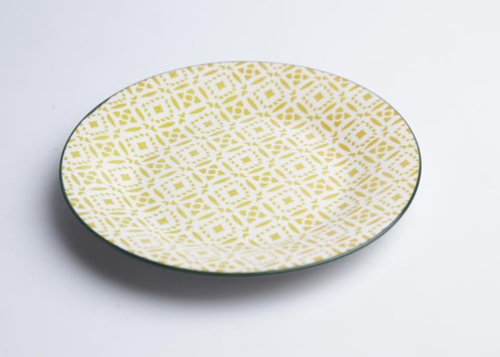 Assiette - GENERIC - 7RSFPP-F - Porcelaine - 17.8 cm - Jaune