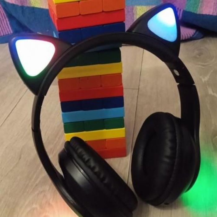 Casque Bluetooth 5.0 Pour Chat Music Headset Cat Ear Headphones Wireless