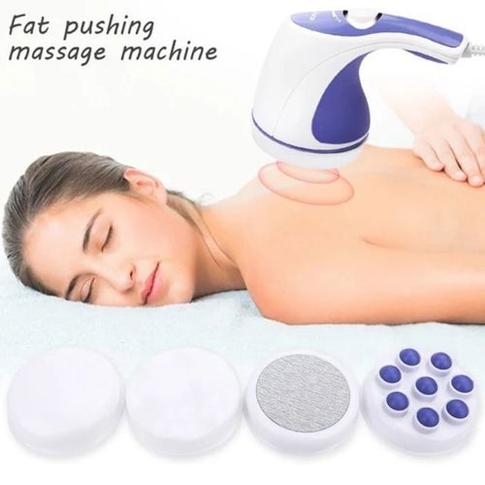 Masseur Électrique - Relax & Spin - Tone 4 en 1 - Portable - Soulagement Musculaire - Minceur