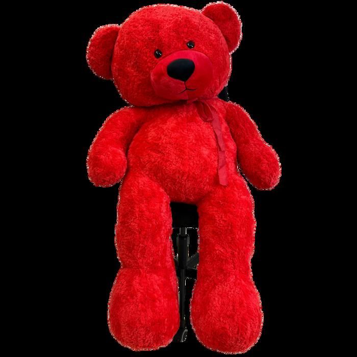 Nounours Géant - Noname - 160 cm - Rouge - Doux - Cadeau Idéal