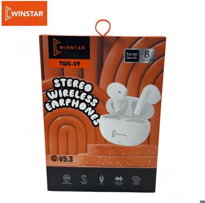 wireless WINSTAR TRUE STEREO EARPHONES MODEL TWS-S9