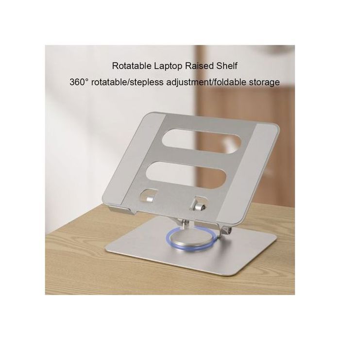 DINEX Support PC Portable en Aluminium Rotatif 360