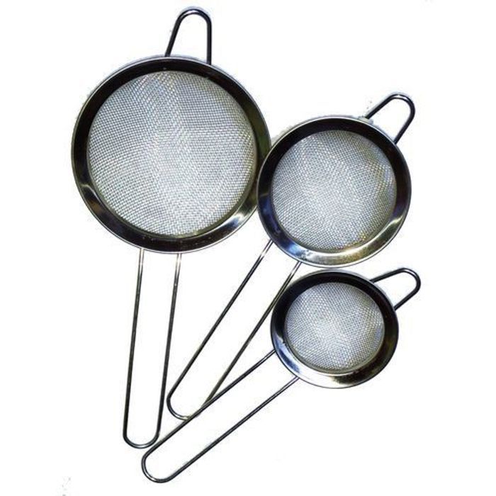 Tamis à café - Lamacom - 3 pièces - Acier inoxydable - 70-80-100 mm - Résistant
