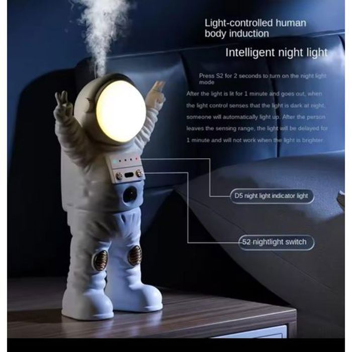 Veilleuse avec capteur Metion rechargeable pour chambre à coucher, bureau, voiture/ maison.