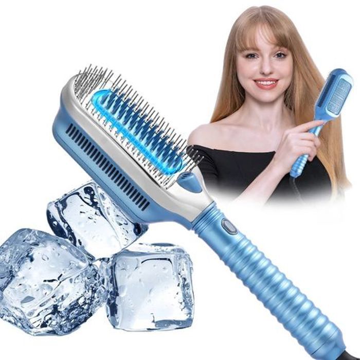 Brosse professionnelle pour cheveux secs et humides, peigne à ions négatifs