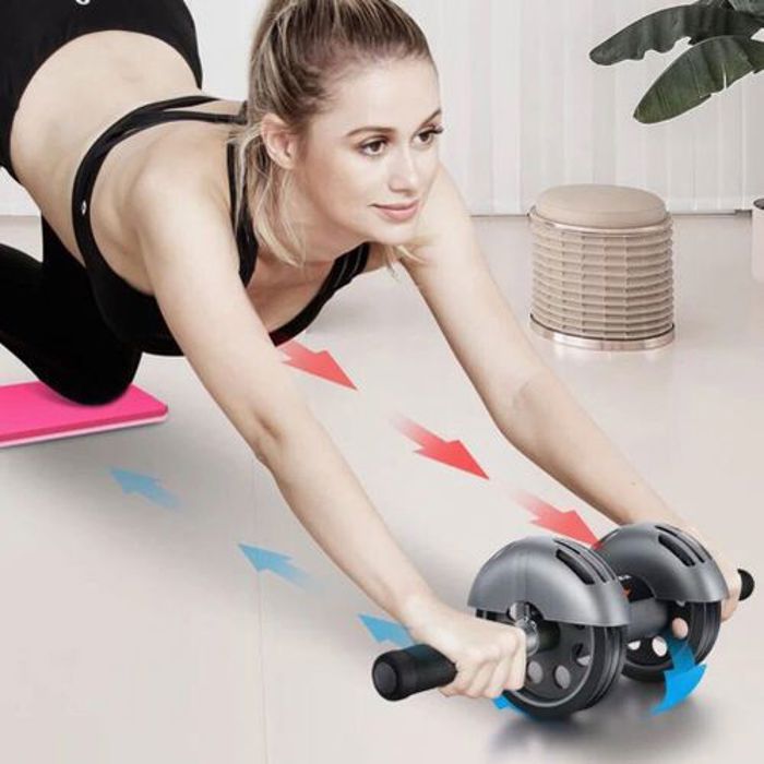 Double roue ventrale avec rebond et frein automatiques, équipement physique