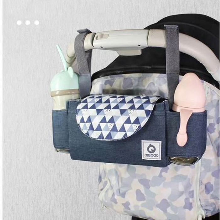 Aiebao Sac organisateur poussette de bébé -Aiebao - BLEU FONCE