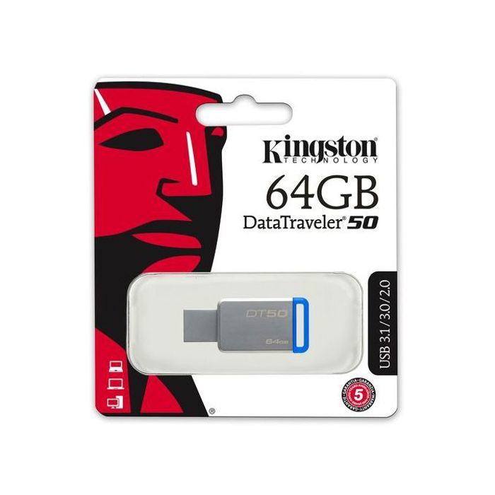 Kingston Clé USB - 64GB - 2.0/3.0/3.1