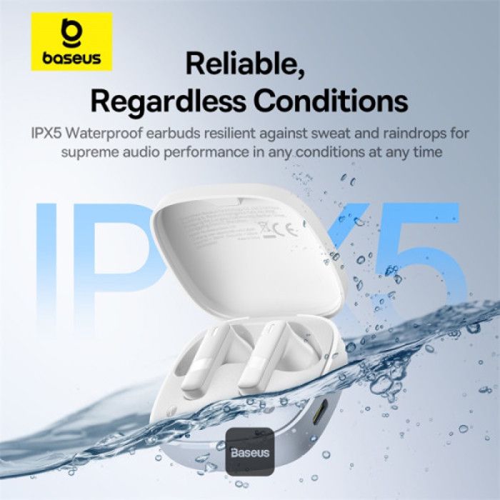 Écouteurs sans fil - Baseus - Bowie E20 - Bluetooth 5.3 - IPX5 - 33 heures d'écoute