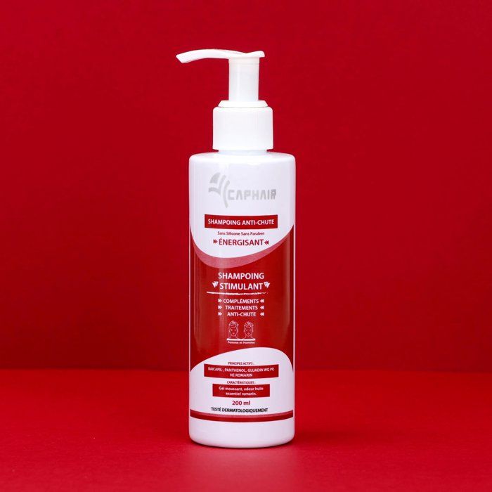 Caphair Shampoing stimulant et anti-chutes de cheveux, sans silicone, sans Paraben, 200 ml