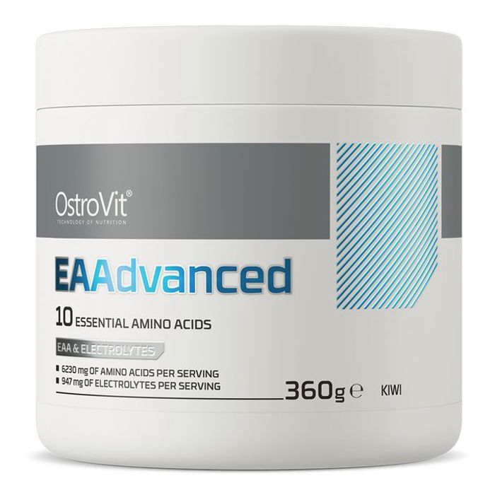 Eaadvanced 360 g Kiwi - Acides Aminés Essentiels, BCAA, Électrolytes, Sans Sucre