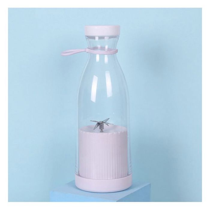 Bouteille de Juice électrique portable, tasse à jus mignonne, mélangeur de fruits aste à 6 lames