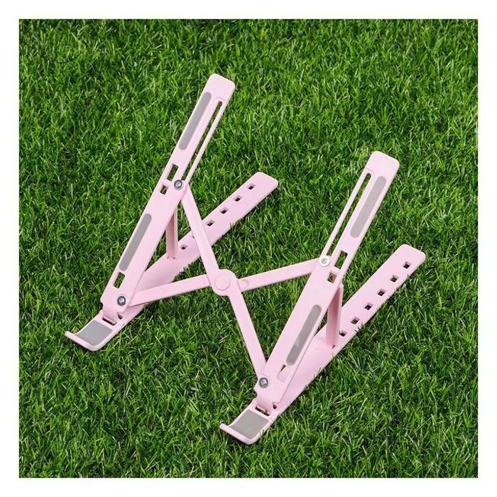 Support d'ordinateur pliable - MARQUE - Modèle - Ergonomique - Réglable en hauteur - Portable