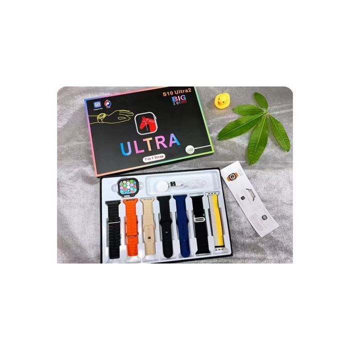 S10 corde Ultra 2 Smartwatch étanche, 7 bracelets de montre, appel téléphonique, Bluetooth, cadeau de fête, sport.