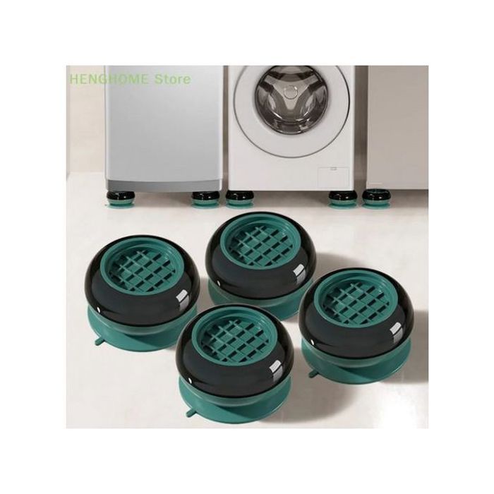 8 Pcs Pieds Anti-Vibration en Polymères de Caoutchouc, Antidérapant,Silencieux pour Machine à Laver