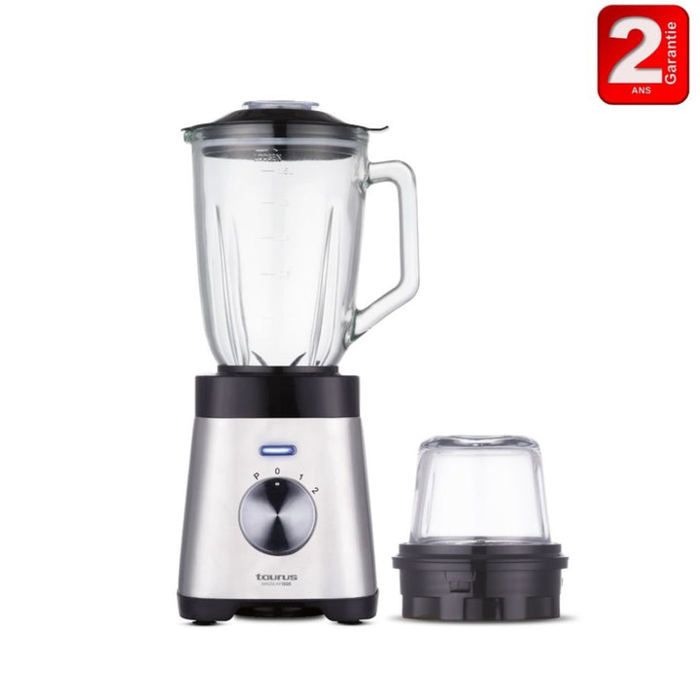 Blender - Magnum - 1300W - Bol 1,5L - 4 lames en inox - 2 vitesses + TURBO