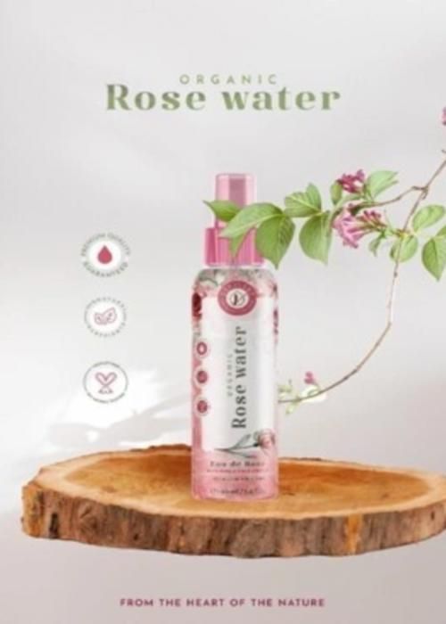 Eau - Eau de Rose - 100 ml - Apaisante - Sans alcool - Pour tous types de peau