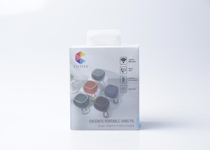Mini Enceinte Bluetooth Verte 5W MF109357 Citytek