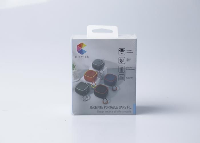 Mini Enceinte Bluetooth Noire 5W MF109357 Citytek