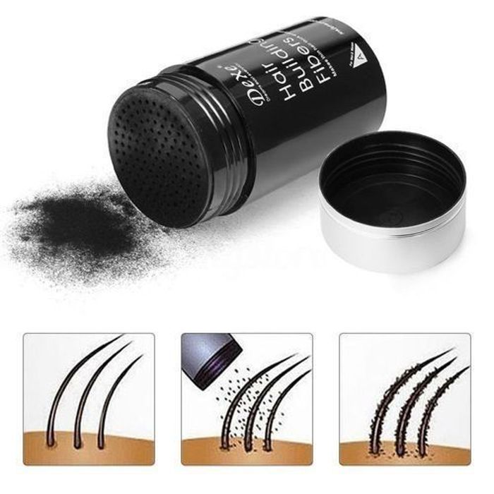 Fibres de renforcement des cheveux - Dexe - Poudre de couleur - Volume instantané - Pour cheveux fins - Mixte