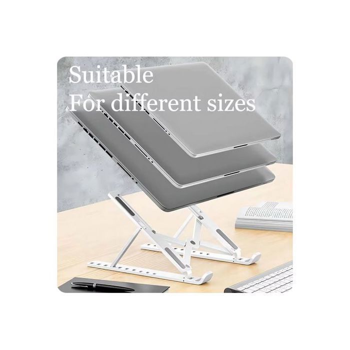 Support pliable réglable pour ordinateur portable, support de tablette pour dissipation thermique