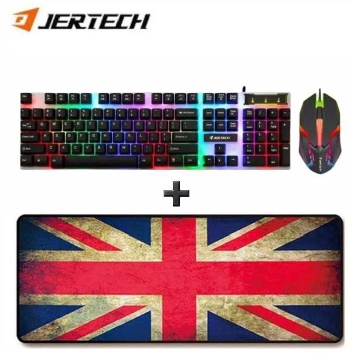 Clavier Gamer Gaming lumineux Multi LED KM170 avec souris Tapis offert + Tapis xxl 800x300 mm