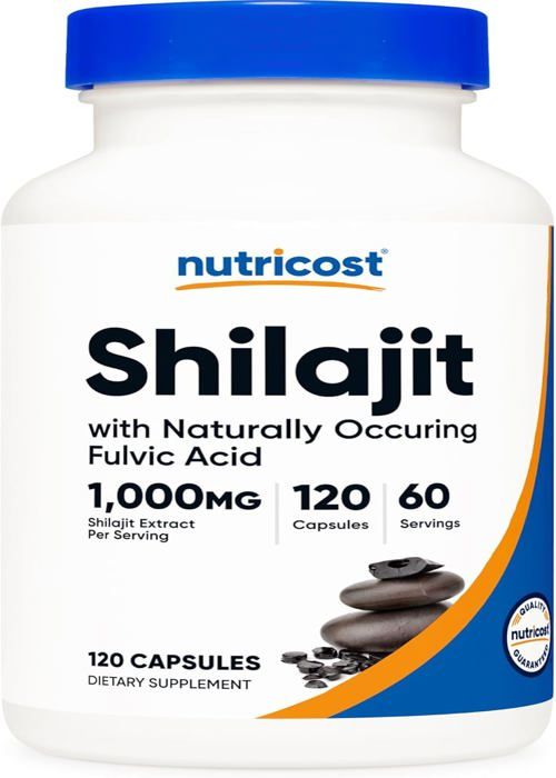 Shilajit 1000 mg 120 capsules (500 mg par capsule)