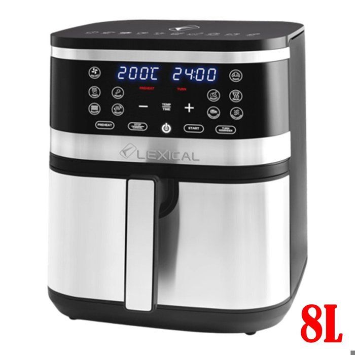 Friteuse sans huile - LEXICAL - XXL - 8 litres - 1800W - Tactile