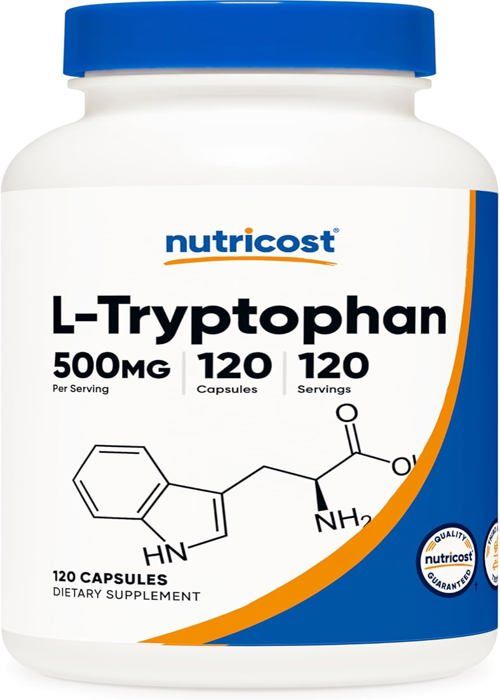 L-tryptophane 500 mg 120 capsules