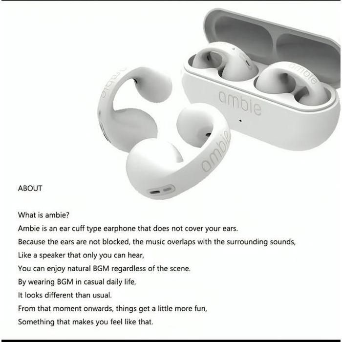 Casque à clipser d'origine TW01, écouteurs ouverts, véritables écouteurs Bluetooth sans fil, écouteurs de sport étanches et conforta