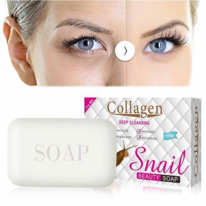 Savon - Collagen - Nettoyant Visage - Anti-taches - Hydratant - Anti-rides