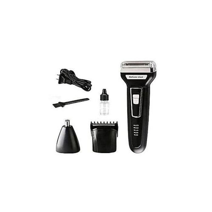 Tondeuse rechargeable  - Multifonction 3 en 1 - Rasoir et nettoyeur de nez
