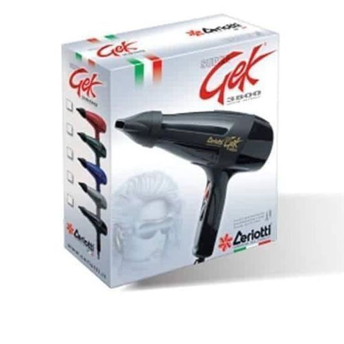 Sèche-cheveux - Ceriotti - Gek 3800 - 4 Températures - 2 Vitesses - Ioniseur d'air