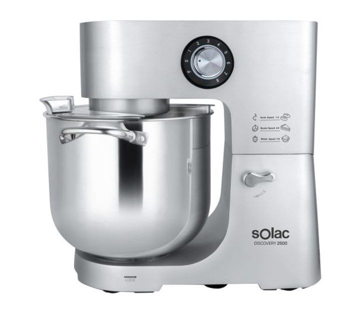 Pétrin - SOLAC - Discovery - 12 L - 2500 W - 8 vitesses réglables