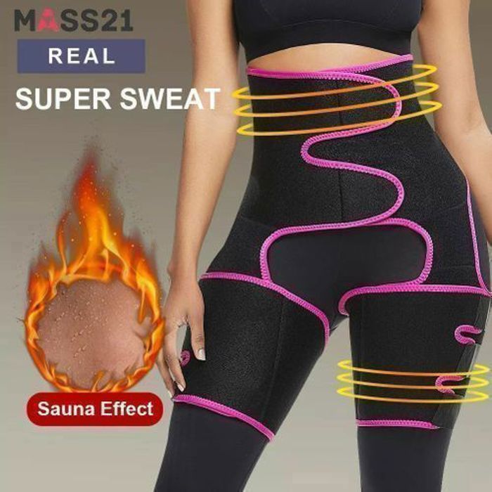 Gaine de fitness - Multi-Couleur - Ceinture amincissante - Tissu éponge 100% polyester