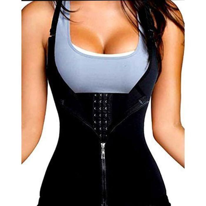 Corset Minceur - Femme - Débardeur Sudation - Néoprène 2.5mm - Ajustable - Multicolore