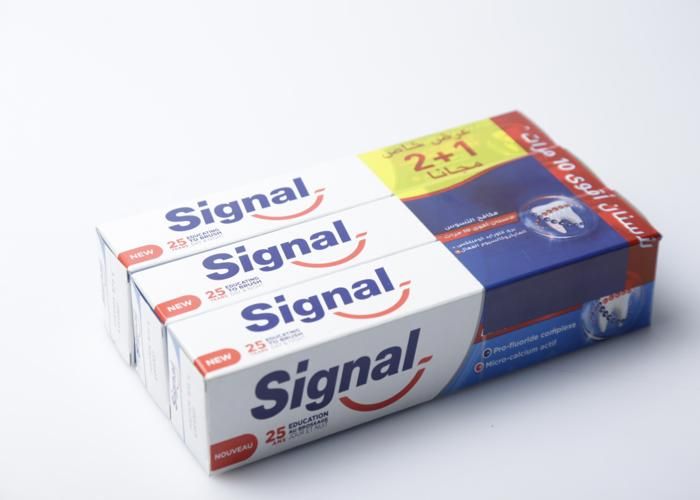 Signal Dentifrice 120 ml (2+1 Gratuit)