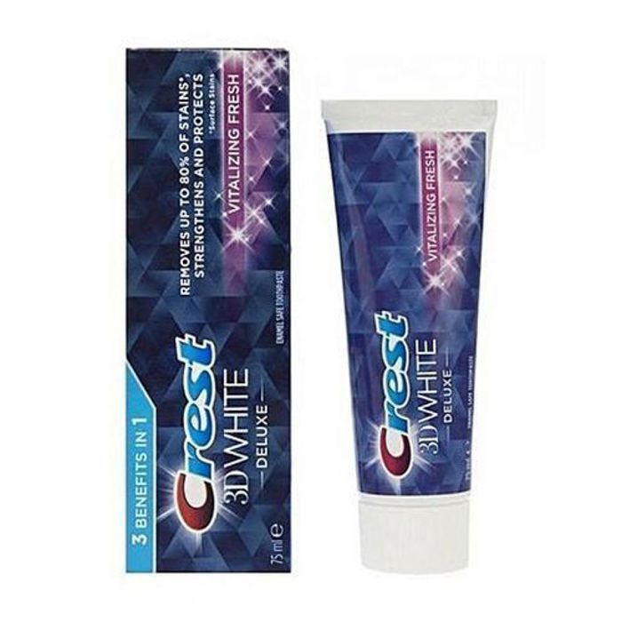 Crest Dentifrice 3D White Deluxe Vitalizing Fresh 3 In 1